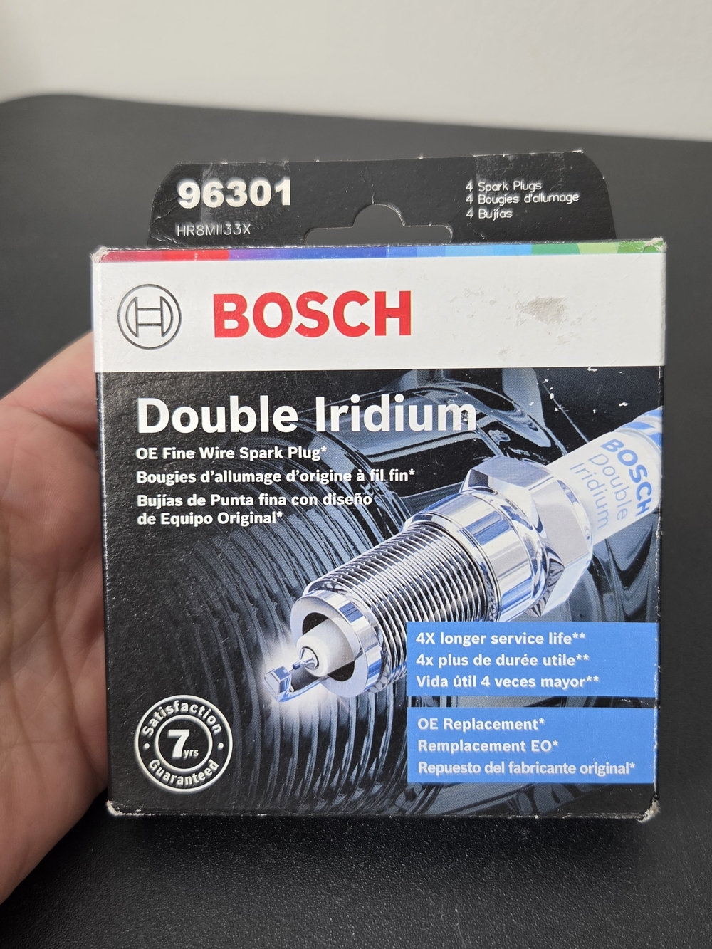BOSCH Double Iridium Spark Plugs - Model 96301